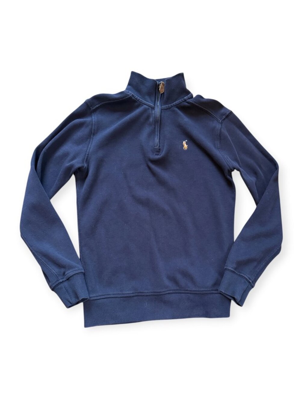 Polo Ralph Lauren Boys Navy Quarter-Zip Pullover